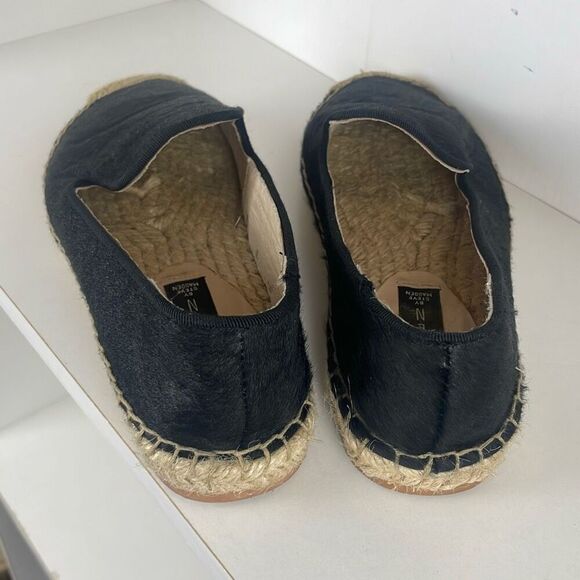 Steve Madden Lanii Hair Calf Espadrille Loafers 7 - Picture 4 of 12